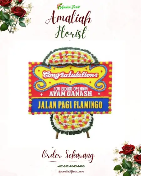 Sewa Papan Bunga Sia